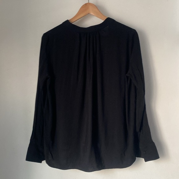 Zadig & Voltaire XS Tink Solid Long Sleeve Blouse Top - Picture 9 of 13